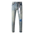 Men's Purple Jeans 9050-1