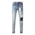Men's Purple Jeans 9038