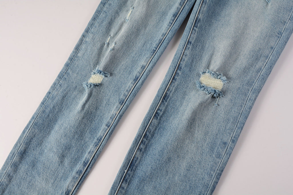 Men's Purple Jeans 9075