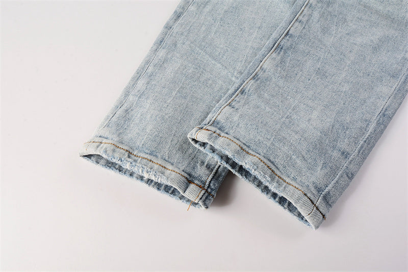 Men's Purple Jeans 9010