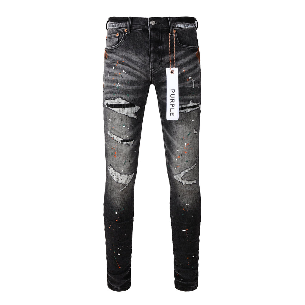 Men's Purple Jeans 9018